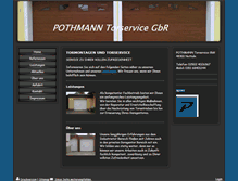 Tablet Screenshot of garagentore-pothmann.de